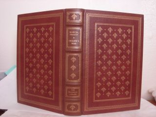Library Book Swanns Way by Marcel Proust 1982 Leather 100 Mint