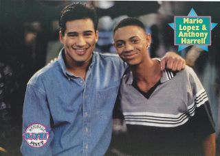 Mario Lopez Teen Magazine Pinup clipping Tiger Beat Bop Saved by The