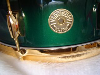 Gretsch 125th Anniversary Green Gold Snare Drum