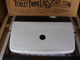 MPP KPP Mansfield Toilet Tank Lid Without Chrome Button Ribbed
