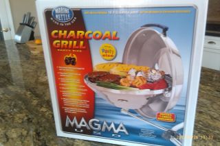 Magma A10 014 Marine Kettle Charcoal Grill 17 Boat BBQ