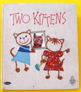 Two Kittens Whitman Tell A Tale Marjory Schwalje Jill Marie 1966