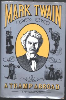 Mark Twain Lot of Four Books Novels Travel Biography Library of