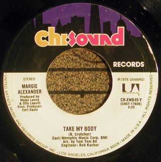 Margie Alexander Take Chisound Records Northern Soul 45