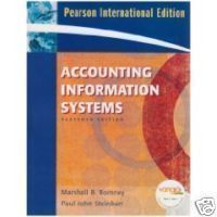 Accounting Information Systems by Marshall B Romney 0136015182