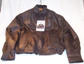 1999 Conrail CR Railroad Train Award Spring Fall Leather Jacket Coat