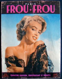 MARILYN MONROE cover for French mag Rita Hayworth Debra Paget C Calvet