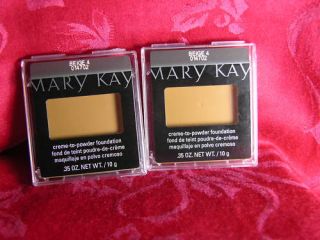 Mary Kay Creme to Powder Foundation Beige 4 Lot 2 New 540000100169