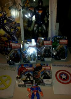 Marvel Universe Figure Lot Sentinel w Wolverine Ghostrider Thor Dr