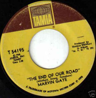 Marvin Gaye 45 The End of Our Road Northern Soul