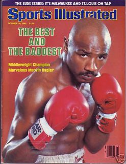 Sports Illustrated 1982 Middleweight Marvin Hagler NL