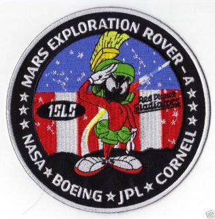 Marvin The Martian Mars NASA Boeing JPL Space Patch