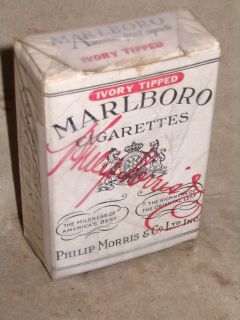 Marlboro Cigarettes Philip Morris Box OLDEST Variation Pack Box No Tin