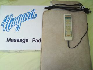 Niagara Massage Pad Super Deluxe VGD Cond NHC RRP £1400 with Heat