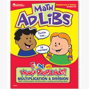 Math Ad Libs Learning Resources Multiplic Division