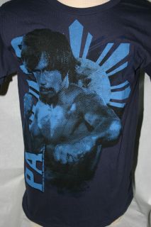 Pacquiao vs Marquez III Solo Manny Pacman Navy T Shirt from Top Rank