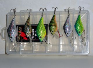 Matzuo Bass Kit 80XKT6 with 6 Lures Plastic Lure Box New Special OFFER
