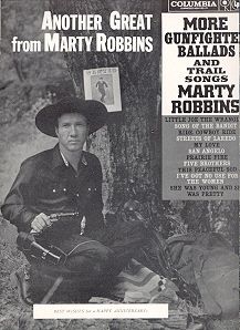 Marty Robbins 1960 Ad More Gunfighter Ballads