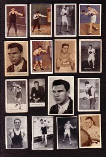 Boxing Max Schmeling 35 German Tobacco Trade Cards 1920 s 1930 S