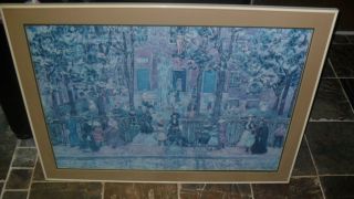 1901 Original Signed Maurice Prendergast Painting 40 x 30