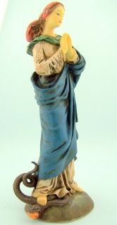 Saint Mary Virgin Mother of Jesus Statue Collectors NR