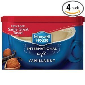 Maxwell House International Cafe Style Vanilla Nut Flavored Powder