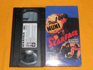 Muni Boris Karloff 1932 Film 1986 MCA Home Video Release VHS