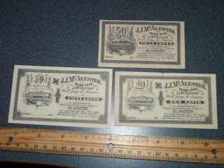 McAlester Merchandise Trade Notes 1890 Indian Territory
