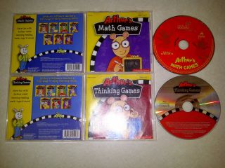 Games Arthurs Math Games Arthurs Thinking Games PC Windows 95 98