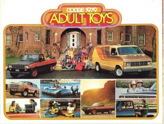 1979 Dodge Dealer Brochure Adult Toys