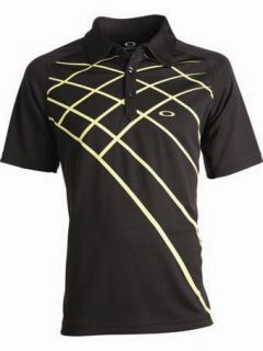 Golf Polo Shirt Black as Worn by Rory McIlroy Various Sizes