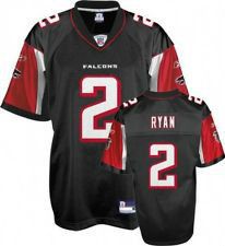 Matt Ryan Reebok NFL Equipment Black Replica 2 Atlanta Falcons Jersey