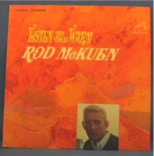 Rod McKuen LP Record Listen to The Warm