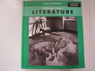 McDougal Littell Literature Grade 8 California Teachers Edition 2009