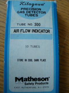 Matheson Kitagawa 300 Air Flow Indicator Test Tubes