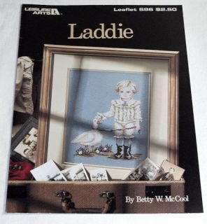 1988 Laddie Betty McCool Cross Stitch Leisure Arts 596
