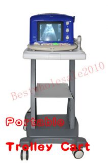 Portable Medical Trolley Cart Mobile Cart for Ultrasound Scanner Free