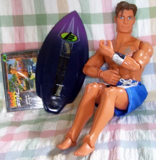 Max Steel Wave Flier Doll Action Figure Toy Some Accessories 2001
