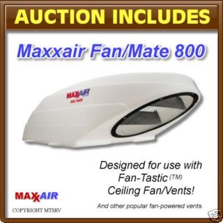 Maxxair Fan Mate Model 800 RV Fan and Vent Rain Cover
