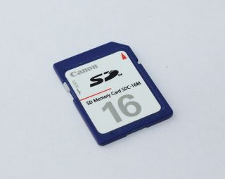 Original Canon 16MB SD Card SD Memory Card SDC 16MB