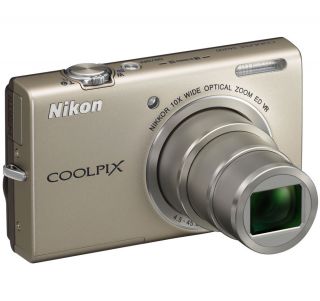 Nikon Coolpix S6200 Silver Factory Renewed 16 megapixel Digital Camera