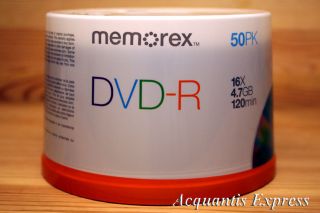 300 Memorex 16x DVD R Blank DVDR Media Disc New SEALED