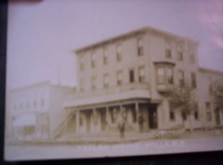 1910s RPPC Postcard Taylor Hotel Rolla North Dakota ND