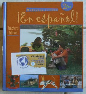 McDougal Littell En Espanol 2 dos, TE Teachers Edition 2000 &World