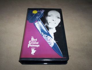 THE BIRD WITH THE CRYSTAL PLUMAGE VCI Video 80s Big Box Clamshell VHS