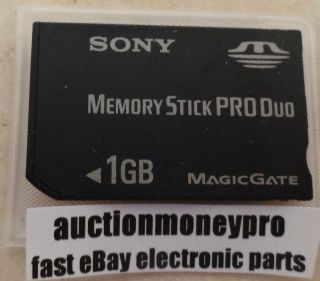 GB 1GB MSX M1GST MagicGate Memory Stick Pro Duo Card Recording Media