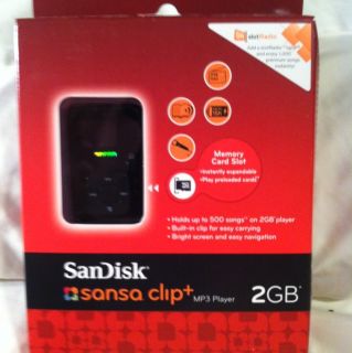 SanDisk Sansa Clip Black 2 GB Digital Media Player
