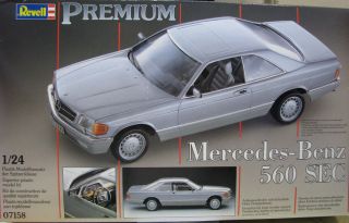 Revell Germany 1 24 Scale Mercedes Benz 560 Sec Model Kit New