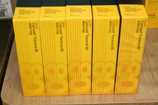 Kodak Carousel 80 Slide Tray with Box 5 Total