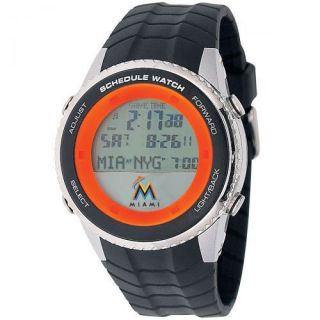 Miami Marlins MLB Baseball Wrist Watch Adult Schedule Wristwatch Gift